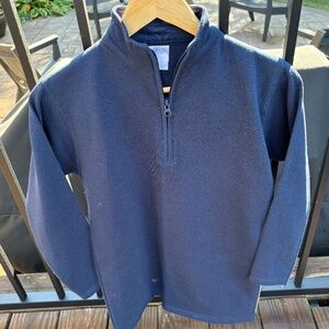 Youth Large Navy Blue Tunic 1/4 Zip Sweatshirt - never worn